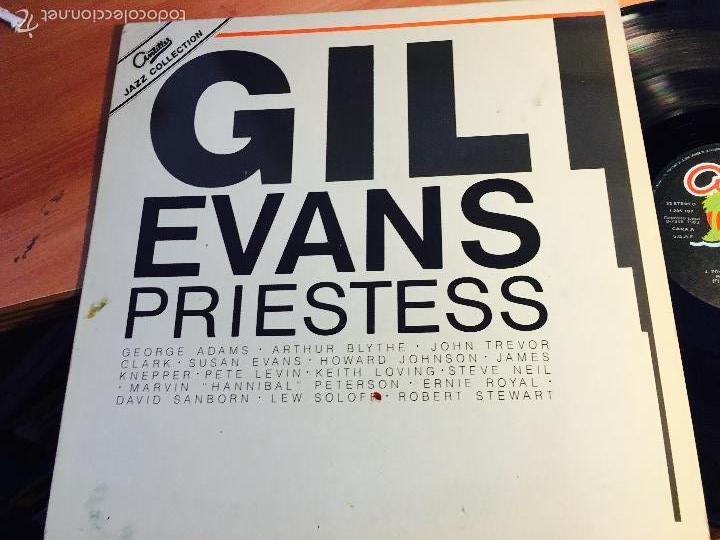 Discos de vinilo: GIL EVANS (PRIESTESS) LP ESPA&Ntilde;A 1983 (B-14) - Foto 2