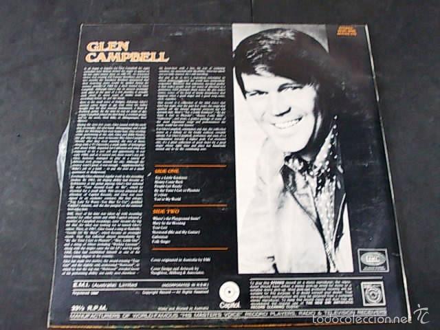 Discos de vinilo: GLEN CAMPBELL COUNTRY - Foto 3