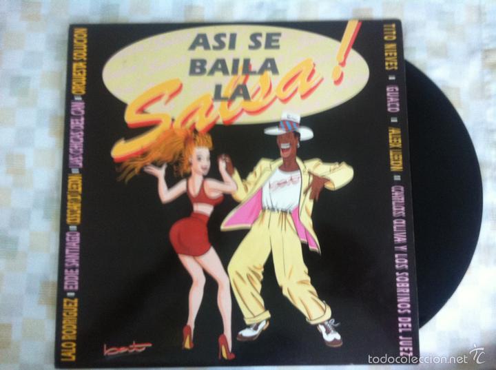 Discos de vinilo: LP ASI SE BAILA LA SALSA-VARIOS - Foto 1
