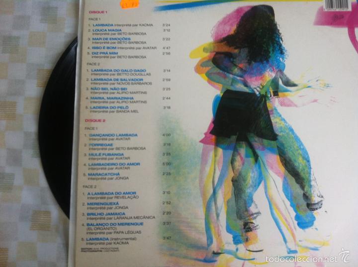 Discos de vinilo: LP DOBLE-LAMBADA-VARIOS - Foto 2
