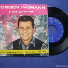 Discos de vinilo: JORGEN INGMANN / APACHE / RUEDAS / BONANZA / MILORD (EP 1962) PEPETO