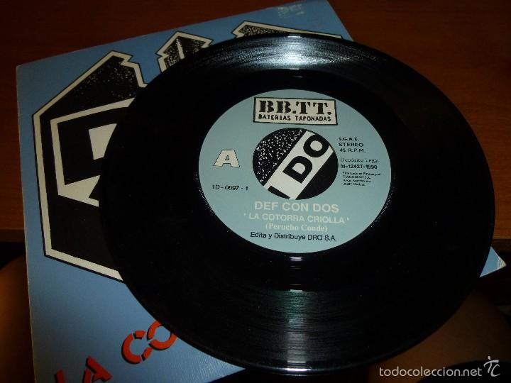 Discos de vinilo: single de def con dos, la cotorra criolla - Foto 2