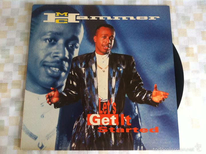 Discos de vinilo: LP MC HAMMER-LETS GET IT STARTED - Foto 1