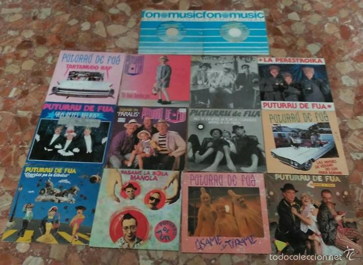 Discos de vinilo: LOTE DE 14 SINGLE DE PUTURRU DE FUA - Foto 1