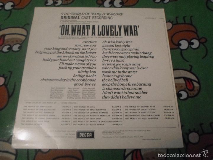 Discos de vinilo: OH WHAT A LOVELY WAR - Foto 3