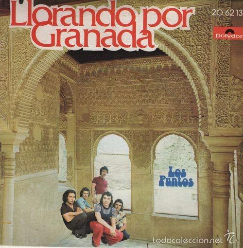 Discos de vinilo: LOS PUNTOS - Llorando por Granada Single de vinilo c - 65