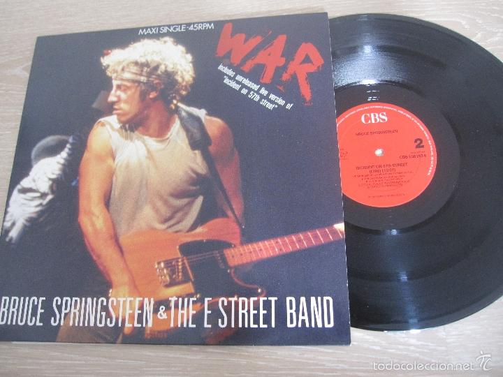 Discos de vinilo: BRUCE SPRINGSTEEN & THE E-STREET BAND `War` Maxi 12&acute;&acute; - Foto 1