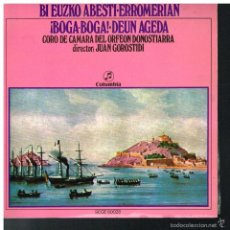 Discos de vinilo: CORO DE CÁMARA DEL ORFEÓN DONOSTIARRA - BOGA,BOGA / DEUN AGEDA +2 - EP 1968