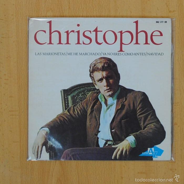 Discos de vinilo: CHRISTOPHE - LAS MARIONETAS + 3 - EP - Foto 1