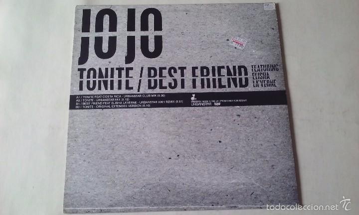 Discos de vinilo: Jojo - Tonite - Best Friend - 2001 - Foto 1