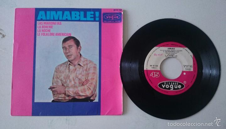 Discos de vinilo: AIMABLE : LAS MARIONETAS + 3 (HISPAVOX Vogue  1966) - Foto 1