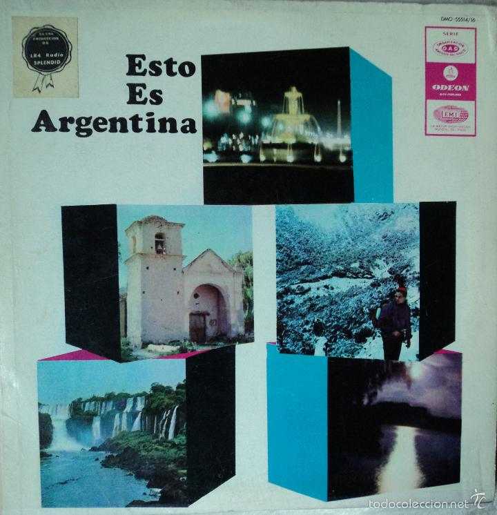 Vinyl records: Esto es Argentina - Varios Argentinos - Edici&oacute;n de 1968 de Argentina - Triple