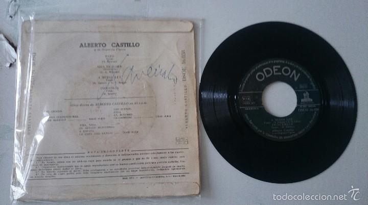 Discos de vinilo: ALBERTO CASTILLO: PATO + 3 (EMI ODEON 1958) - Foto 2