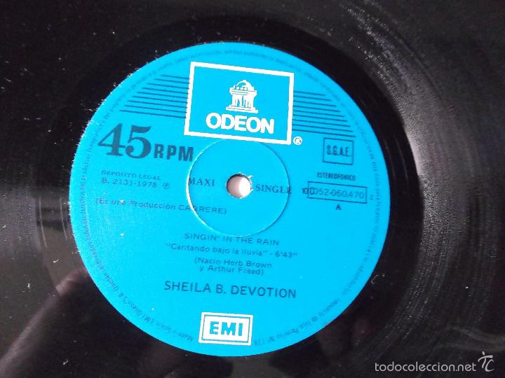 Discos de vinilo: sheila b. devotion -- singinin the rain - Foto 2