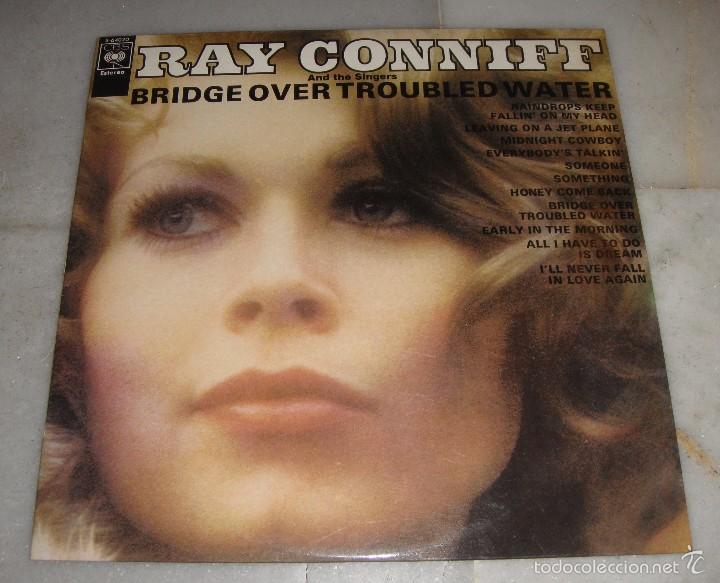 Discos de vinilo: LP. RAY CONNIF. BRIDGE OVER TROUBLED WATER - Foto 1