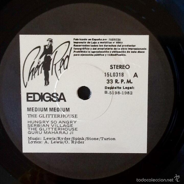Discos de vinilo: MEDIUM MEDIUM : THE GLITTERHOUSE [CHERRY RED - ESP 1982] LP - Foto 3