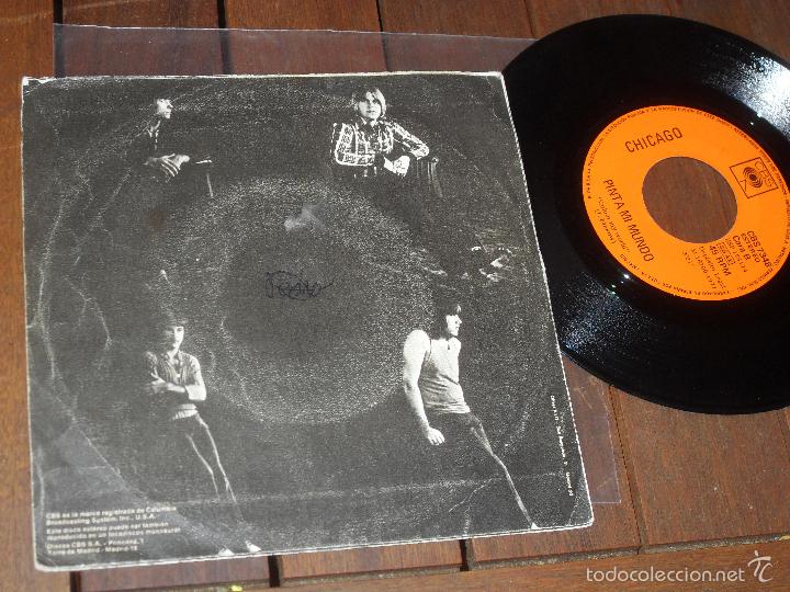 Discos de vinilo: CHICAGO SINGLE  Beginnings MADE IN SPAIN 1971 - Foto 2