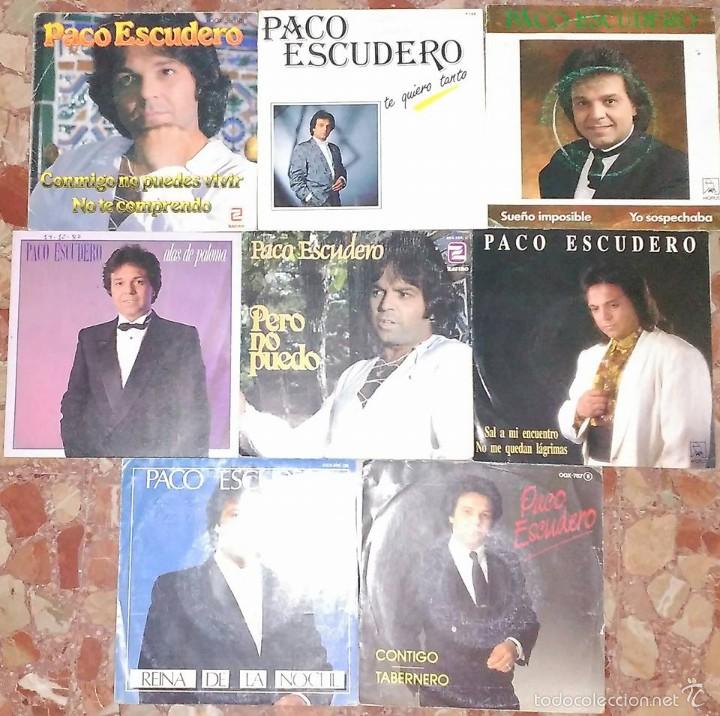 Discos de vinilo: LOTE DE 8 SINGLE DE PACO ESCUDERO - Foto 1