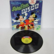 Discos de vinilo: MICKEY MOUSE DISCO - EN ESPAÑOL JORGE COLMENERO - LP DISNEYLAND 1981 SPAIN WALT DISNEY MINT