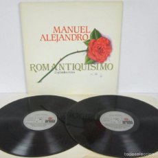Discos de vinilo: MANUEL ALEJANDRO - ROMANTIQUISIMO - 22 GRANDES EXITOS - 2 LP - ARIOLA 1983 SPAIN