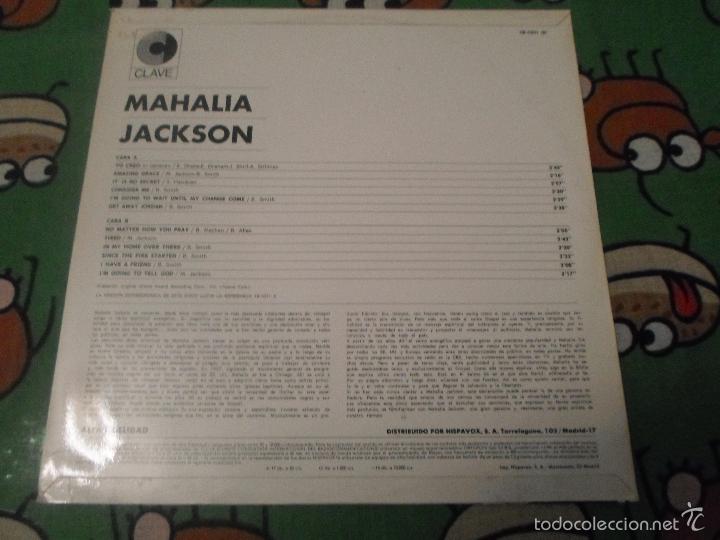 Discos de vinilo: MAHALIA JACKSON - YO CREO - Foto 3