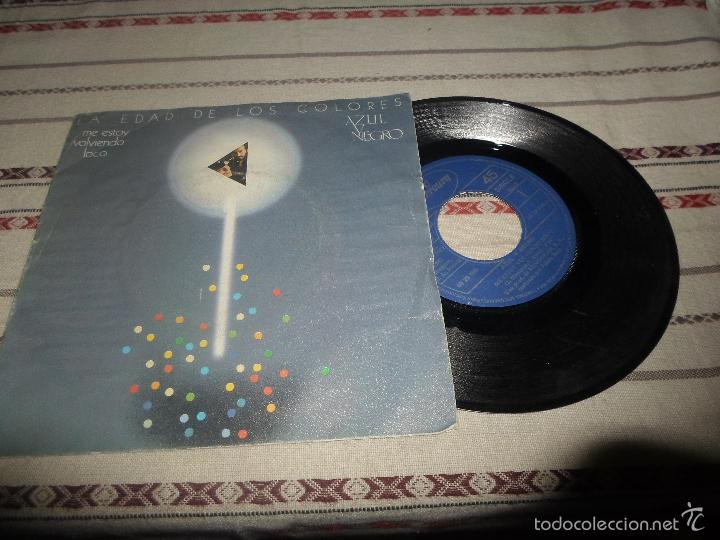 Discos de vinilo: LA EDAD DE LOS COLORES AZUL Y NEGRO - Foto 1