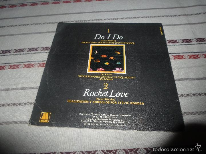 Discos de vinilo: STEVIE WONDER DO I DO - Foto 2