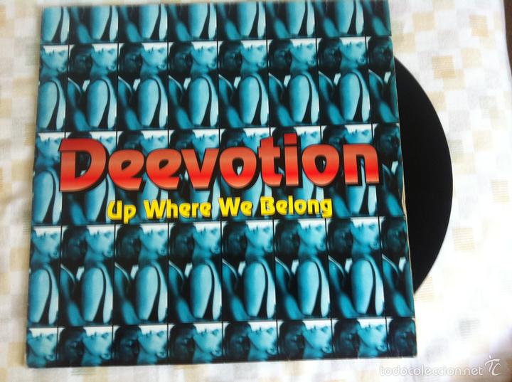 Discos de vinilo: 12 MAXI DEEVOTION-UP WHERE WE BELONG - Foto 1