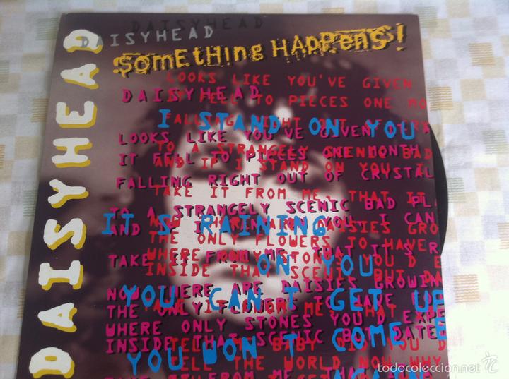 Discos de vinilo: 12 MAXI-DAISYHEAD-SOMETHING HAPPENS - Foto 1