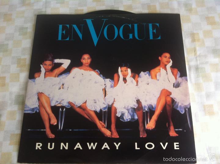 Discos de vinilo: 12 MAXI-EN VOGUE-RUNAWAY LOVE - Foto 1