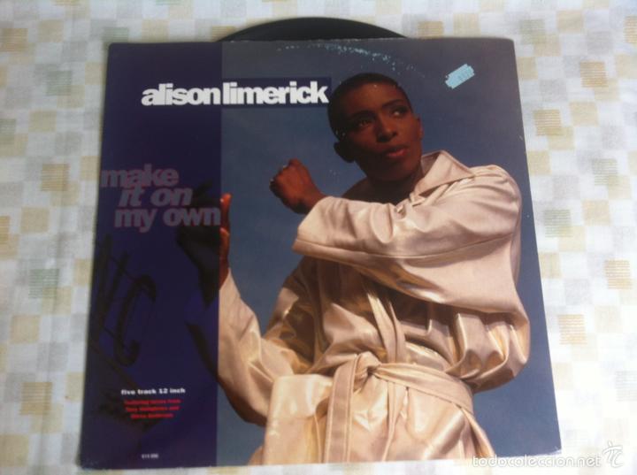 Discos de vinilo: 12 MAXI-ALISON LIMERICK-MAKE IT ON MY OWN - Foto 1