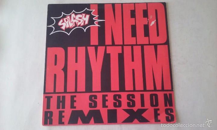 Discos de vinilo: Splash - I Need Rhythm (The Session Remixes) - 1990 - Foto 1