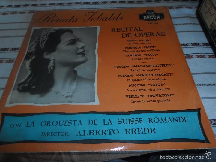 Discos de vinilo: RENATA RECITAL DE OPERAS - Foto 1