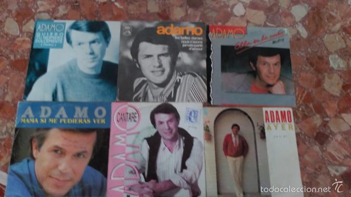 Discos de vinilo: LOTE DE 6 SINGLE DE ADAMO - Foto 1