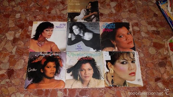 Discos de vinilo: LOTE DE 7 SINGLE DE ANGELA CARRASCO - Foto 1