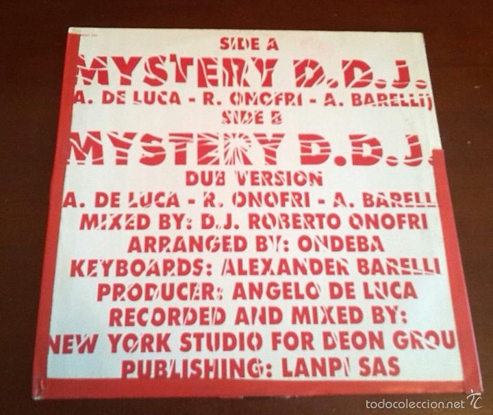 Discos de vinilo: MYSTERY - D.D.J. - MAXI SINGLE.12 - IMPORTACION - Foto 2