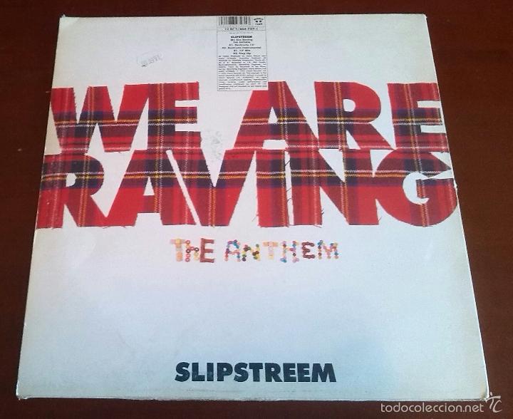 Discos de vinilo: SLIPSTREEM - WE ARE RAVING - MAXI SINGLE.12 - Foto 2