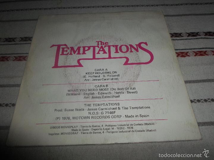 Discos de vinilo: THE TEMPTATIONS KEEP HOLDING ON - Foto 2