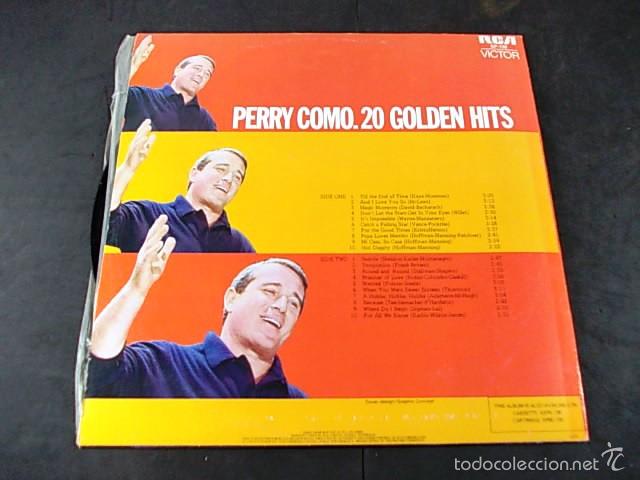 Discos de vinilo: PERRY COMO 20 Golden Hits - Foto 3