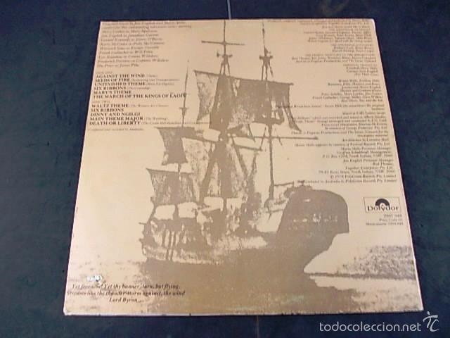 Discos de vinilo: AGAINST THE WIND THE ORIGINAL SOUNDTRACKS - Foto 2