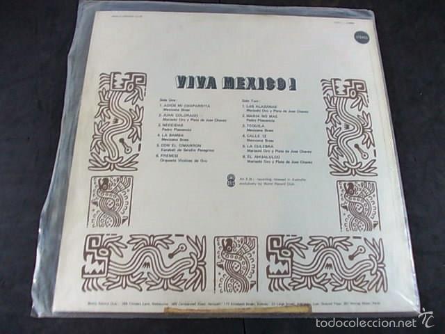 Discos de vinilo: VIVA MEXICO. - Foto 2