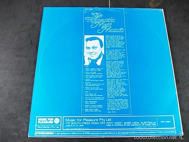 Discos de vinilo: MATT MONRO The romantic - Foto 2