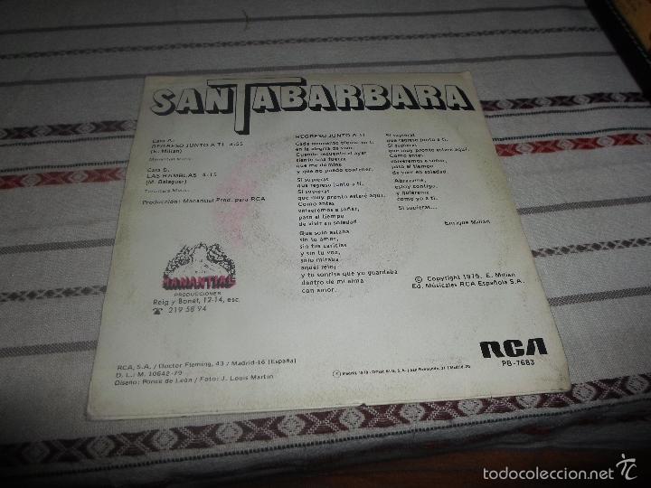 Discos de vinilo: SANTABARBARA REGRESO JUNTO A TI - Foto 2