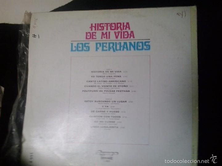 Discos de vinilo: los peruanos - historia de mi vida LP - Foto 2