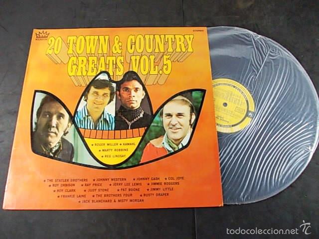 Discos de vinilo: 20 TOWN & COUNTRY GREATS - Foto 3