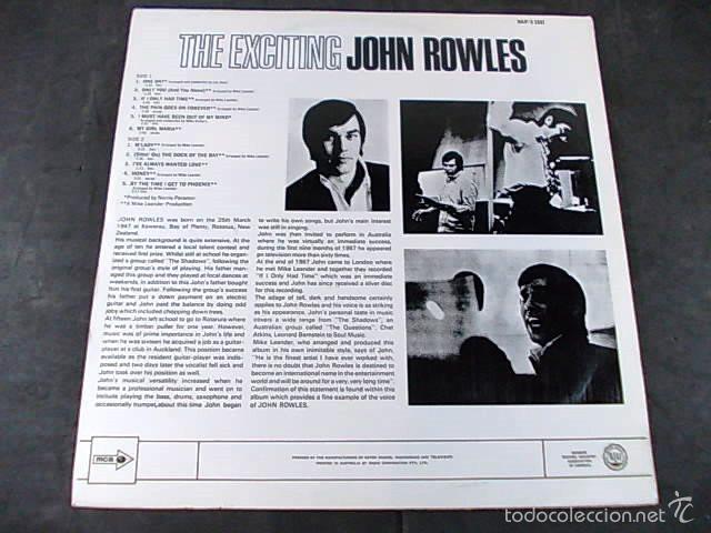 Discos de vinilo: JOHN ROWLES - Foto 2