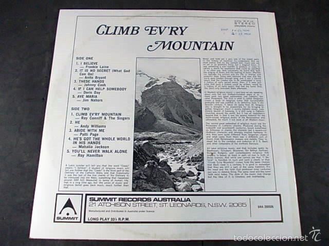 Discos de vinilo: CLIMB EVERY MOUNTAIN - Foto 2
