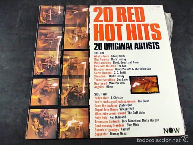 Discos de vinilo: 20 RED HOT HITS - Foto 1