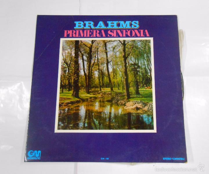 Discos de vinilo: BRAHMS. PRIMERA SINFONIA.  LP. TDKDA12 - Foto 1