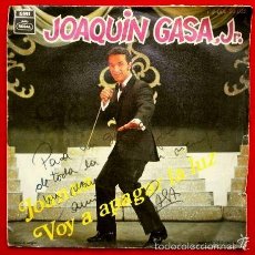 Discos de vinilo: JOAQUIN GASA JR (SOLO PORTADA / FUNDA SIN DISCO) CON AUTOGRAFO DEL CANTANTE - SINGLE 1969 - JOANNA